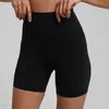 LL Kadın Yoga Şort Kıyafetleri Lu Yüksek Bel Spor Giyim Giyim Kısa Pantolon Giyin Elastik Çalışan Kızlar Gardırop Culotte Ll4073