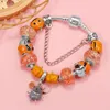 Bracelets de charme jaune mal citrouille gris souris avec pendentif bricolage marque bracelet bijoux de mode pour femmes enfants faisant cadeau design