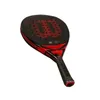 Professionell padel paddel tennisracket mjuk ansikte kolfiber mjuk eva ansikte sport racket utomhus utrustning 240313