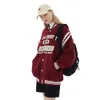 Printemps brodé Design personnalisé unisexe porter collège Baseball manteau Letterman varsity veste pour hommes femmes 12