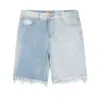 shorts de créateurs pour hommes Galeries départements pantalon 24 Trendy Brand Washed Hand Painted Splashed Ink Denim Shorts pour hommes et femmes High Street Capris