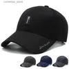 Ball Caps Fashion Hip Hop Wild Baseball Cap Starszy Snapback Caps Men Outdoor Sport Sport Hature Golf Hats Bawełniany tata Hats Gorasy240315