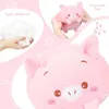 Soft Animal Pink Pig Pillow Cute Cat Panda Bear Deer Dino Plush Toy 20cm Stuffed Lovely Kids Birthyday Gift 240304