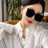 Koreanische Version, runder Rahmen, quadratisch, High-End-Damen, Chaozhou-Brille mit großem Gesicht, kleines Gesicht, Sonnenschutz-Sonnenbrille für den Sommer