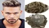 Voorraad Mode Gemengde Bruine Kleur Toupetje voor Dunner wordend Haar Mannen Kant Men039s Pruik Haarstukken Braziliaanse Menselijk Haar Vervanging35209421673932