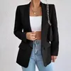 Abiti da donna Chic Office Lady Blazer Cappotti Primavera Autunno Top femminili Street Trend Capispalla da donna Blazer per giacca da donna Abbigliamento