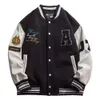 패션 브랜드 스포츠웨어 스웨트 셔츠 하이 스트리트 느슨한 자수 성격 개성 커스텀 남성 대표팀 야구 재킷 98