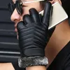 Mode-Neue Ankunft Mode Männer Frauen Leder Handschuhe Hohe Qualität Marke Designer Winter Handschuhe Casual Weiche Echtes Leder223r