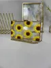 Topp axelväskor Kvinnor Designer Handväskor Tygväska Small Square Summer Candy Transparent Box Dinner Chain Designer Bag 240311