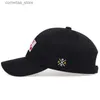 Ball Caps Fashion Hip Hop Baseball Cap Bawełna Snapback Hat Hat Hapsed Haft Golf Hats Outtoory Sport Sportsur Capsy240315