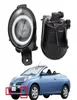 Fendinebbia per Nissan March Micra CC K12 Faro convertibile coppia di alta qualità Styling Angel Eye Lampada con lente LED4497339