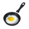 PANS NOS-STICK SAMPLING PANET 12CM Przenośna Omlet na jajko do domu do domu Longhandle Anti-Scratch Coating Non Stick Griddles Kitchen Supplies