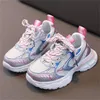 Модная детская обувь, удобные кроссовки, дизайнерские спортивные кроссовки для бега для мальчиков и девочек, детская дышащая спортивная обувь