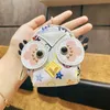 Designer Cartoon KeyChain Coin Purse Mini School Bag Design Tassel Key Ring Pu Leather Owl Mönster bil Keychains smycken Bags Charm Gold Chains 2eed