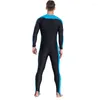 Kvinnors badkläder SBart Upf 50 Lycra Diving Wetsuit Anti UV One Piece Rash Guard Långärm Surf Suit Män kvinnor Sol Protect