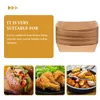 Disposable Dinnerware Paper Tray Containers Dog Trays Frying Snack Oil Proof Stackable Holder Snacks Warming