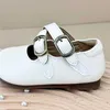 First Walkers New Spring 2024 Kids Leather Shoes Princess Soft Sole Outdoor Single Shoes Fashionable Shoes For Young Kids 240315