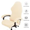 Chair Covers Zipper Cover Easy To Clean Gaming Slipcover Thickened Elastic With Closure For Computer