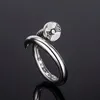 Vanclef Naszyjnik projektant serc pierścień dla kobiet mężczyzn klasyczny chand moda moda unisex mankiet para chrome pierścień złoty pierścień d