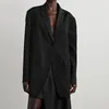 Women's Suits Th R0w Wool Suit Jacket 2024 Spring And Autumn Loose Single Button Korean Style Luxury Blazer Women Y2k Streewear