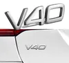 Silber V40 Logo Emblem Abzeichen Aufkleber Kofferraum Aufkleber für V40 XC90 XC60 V90 S80 S60 S70 S90 V60 T4 T5 T6 T8 Aufkleber6370819