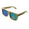 Óculos de sol polarziados Óculos quadrados de madeira Men Women Wood Round Brand Design 2024 Trendy atacadista Retro Eyewear Beach Lub104