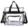 Bolsas de almacenamiento Monedero transparente Cremallera suave Bolsa cruzada reutilizable ecológica Suministros para el hogar