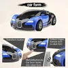 Transformation toys Robots Impact inertia baby car deformation vehicle with one click deforms robot cars toy vehicles gifts for children 2400315