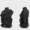 Taktiska västar Justerbart militärspel CS Outdoor Training Jacket Airsoft Tactical Vest Molle Militär Bulletproof Combat Hunt Safety Vest 240315