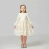 Kız Elbiseleri Bebek Prenses Elbise Sevimli Kızlar Bahar Giysileri Uzun Kollu Çocuk Dantel Elbiseler Fantasia Menina 240315
