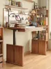 Assiettes décoratives ménage bureau en bois massif petit appartement Style nordique calligraphie en cerisier longue Table