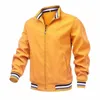 Giacche da uomo Moda Commercio estero Giacca versatile casual Cappotto sportivo solido primaverile e autunnale