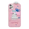 Cross border hot selling products suitable for 15 cartoons and 13 phone cases. Jade Guigou Melody Cute 3D Silicone