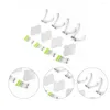 Perchas J31, ganchos para colgar en la pared de acero inoxidable cromado, abrigo, sombrero, soporte para ropa, gancho para estante, baño, dormitorio montado