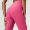 Lu Align Lemon-Leggings für Damen, nackte Taille, weiche Nylon-Yoga-Hose, hohe Stretch-Passform, schmal geschnittene Lauf-Gymnastik-Strumpfhose, weibliche Trainingskleidung