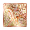 Luxury Vintage Square horse Print Silk Scarf for Women Twill H Shawls Foulard Femme Carriage Pattern Large Scarves h silk men Square bandeau Wholesale 90*90cm 10a 10A
