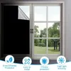 122,4 m DIY Portable Travel Blackout Curtain Blind Window Thermal Isolated Curtain Stick On Non-Perfored Temporary Curtain 240307