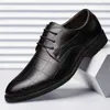 HBP zapatos para hombre sin marca, moda masculina, vestido Formal de negocios, zapatos de cuero, zapatos casuales para hombre, zapatos planos superiores de cuero PU