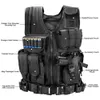 Tactical Vests Swat Tactical Vest Chest Jacket With Safety Adjustment Hunting Clothing Cosplay Hunting Vest Camping Accessories 240315