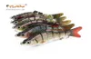 Nova isca artificial grande isca de pesca 6 segmento swimbait crankbait duro isca lenta 110g 20cm ganchos de pesca27528441069455