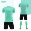 Football uniform set for children and adults short sleeved jersey students competition training quick drying sports team