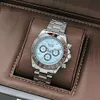 Panda Ditong Mens Mécanical Watch Full-Automatique Automatique Rifined Blue Blue High Cargo Live Broadcasts5eq