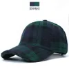 Donne e uomini inverno all'aperto caldo feltro berretti con visiera papà casual spesso casquette adulto plaid lana cappelli da baseball 55-62 cm 220111267a