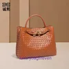 Diseño Bottgss Ventss Andiamo Chain Crossbody Bag para mujer Bolso de gran capacidad bolso de viaje versátil tejido hecho a mano para mujer con logotipo real