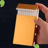 Nyhetsartiklar Ladys cigarettfodral 20st Capacity Tra Thin Cigarettes Box Matic Pop Lid Tobacco Holder Pocket Accessories Drop Deliv Dhjy5