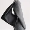 Bolso de diseño de lujo con patrón de lichi de cuero genuino para mujer, bolso de hombro individual, bolso de mano de piel de vaca de gran capacidad