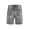 Sommer gewaschene Distressed-Denim-Shorts für Herren und Damen, hochwertige Freizeit-Shorts