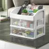 BINS DRACHER Makeup Organizer för kosmetikförvaringslåda Plastfodral Borsthållare smycken Läppstift hudvård nagellack