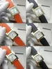 패션 디자이너 Mens H 시계 석영 운동 고품질 가죽 여성 남성 손목 시계 Montre de Luxe 선물 상자