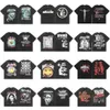 HellStar Designer T Shirt Mens koszulka The Star of Hell Men Tees okrągła szyja z krótkim rękawem Casual List wydrukowane wysokiej jakości ubrania dla par On4T